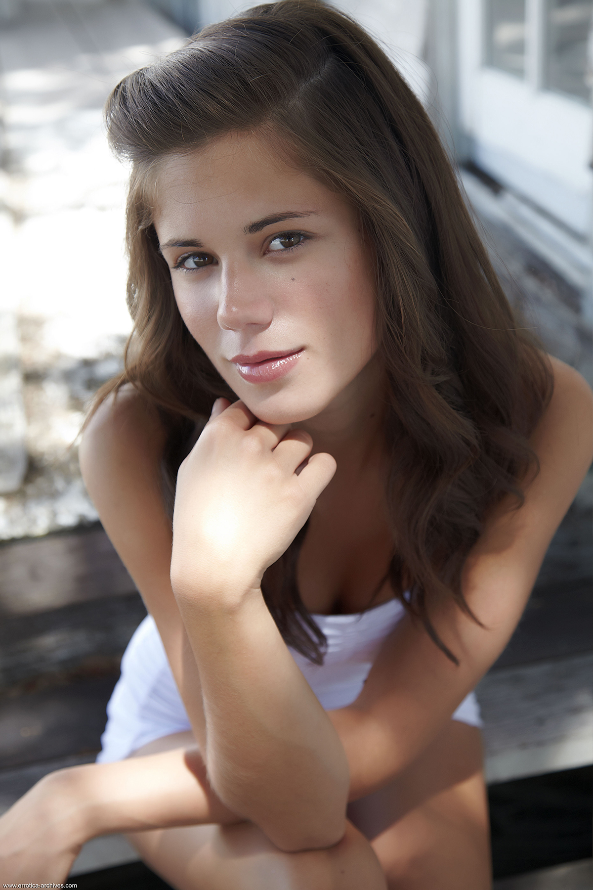 Innocent Brunette Little Caprice Via Errotica-Archives - Pic #12