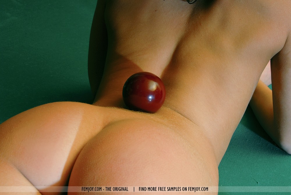 Two Babes Discover A Pool Table - Pic #14