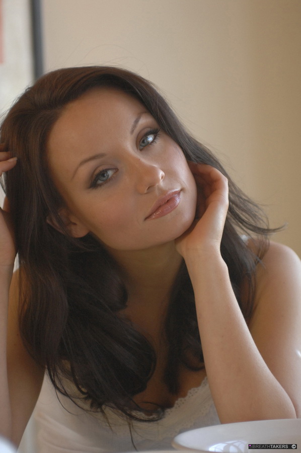 Sweet Young Babe Kitchen Strip - Pic #1