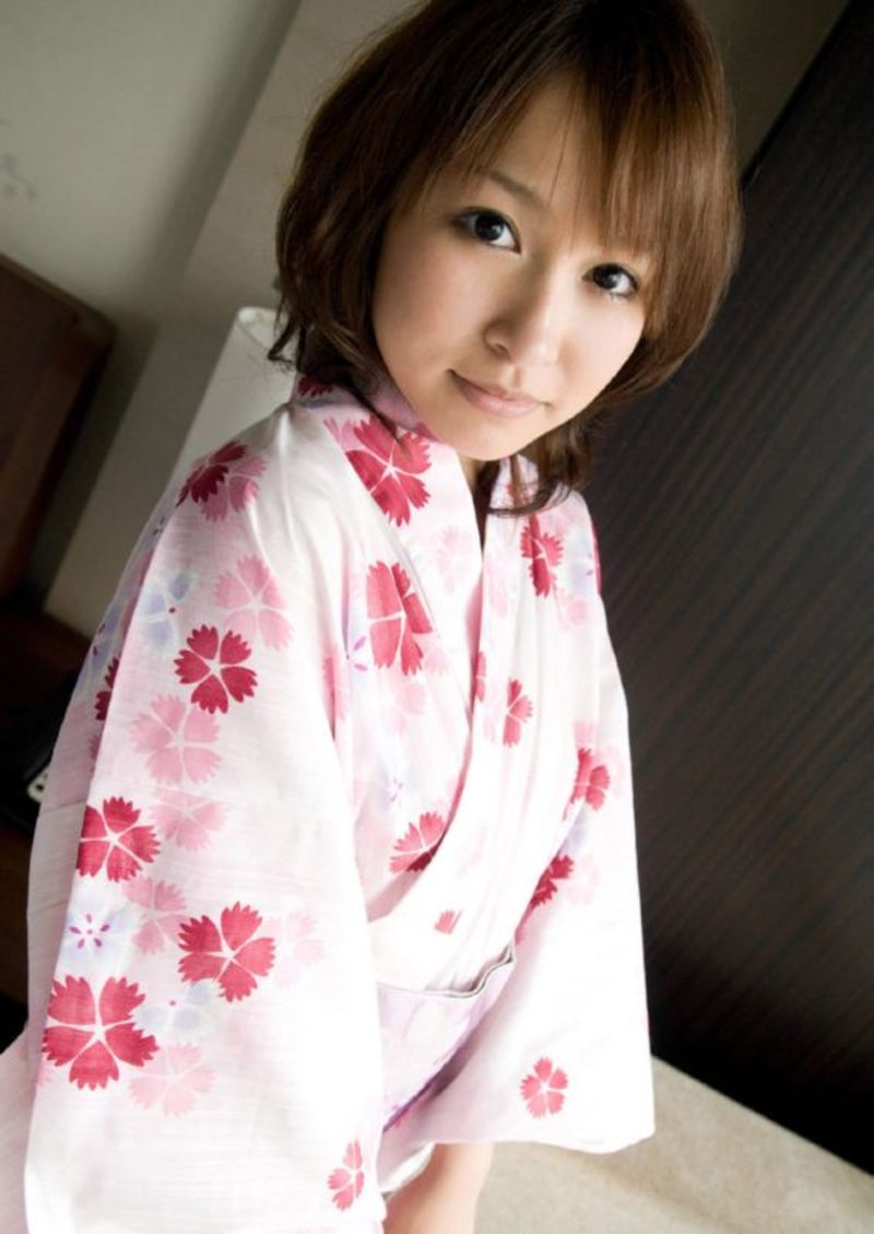Japanese Girl Having Sex In Pink Kimono - Pic #19