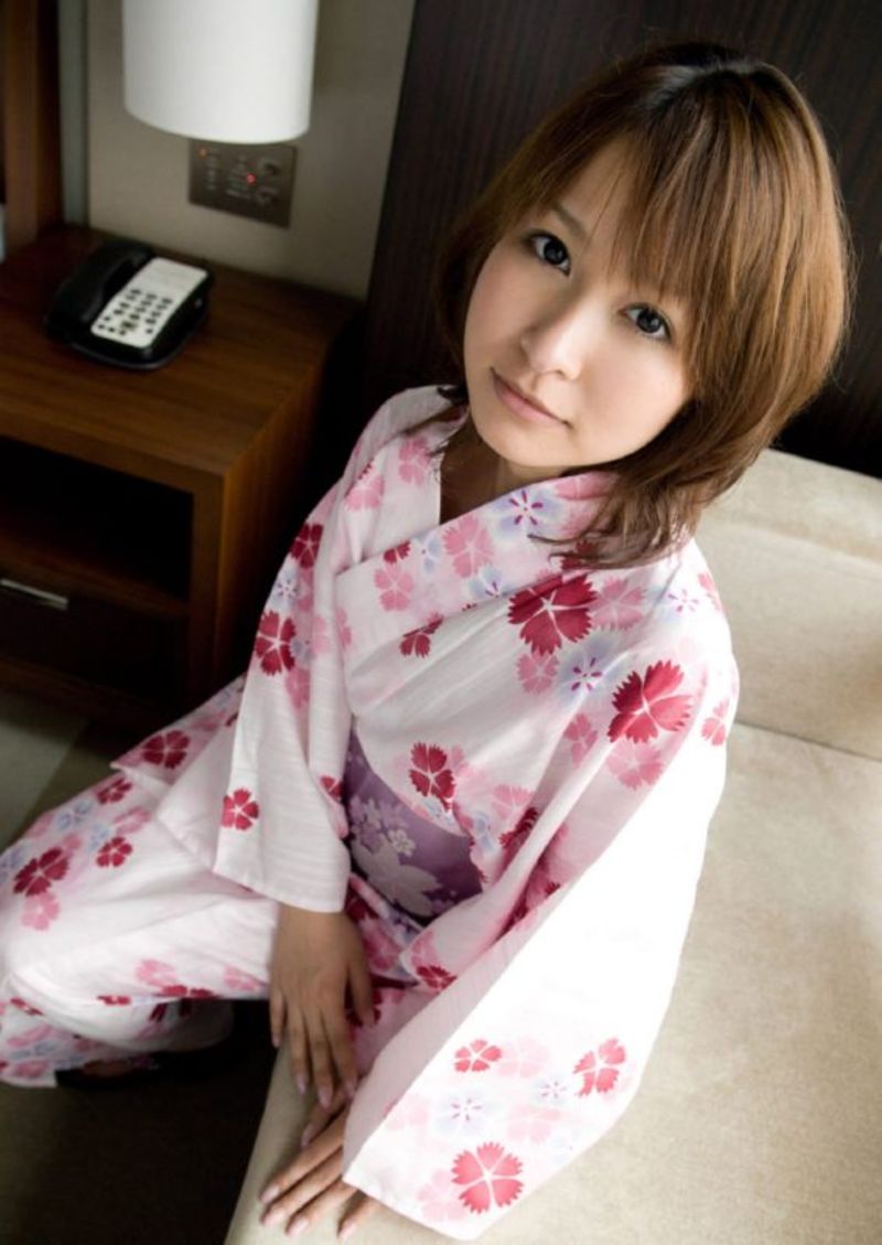 Japanese Girl Having Sex In Pink Kimono - Pic #14