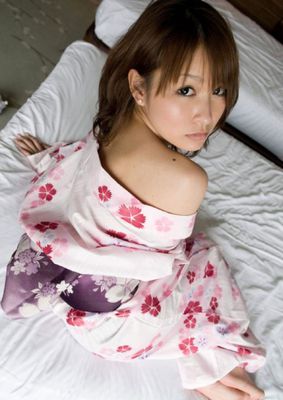 Japanese Girl Having Sex In Pink Kimono - Pic #07