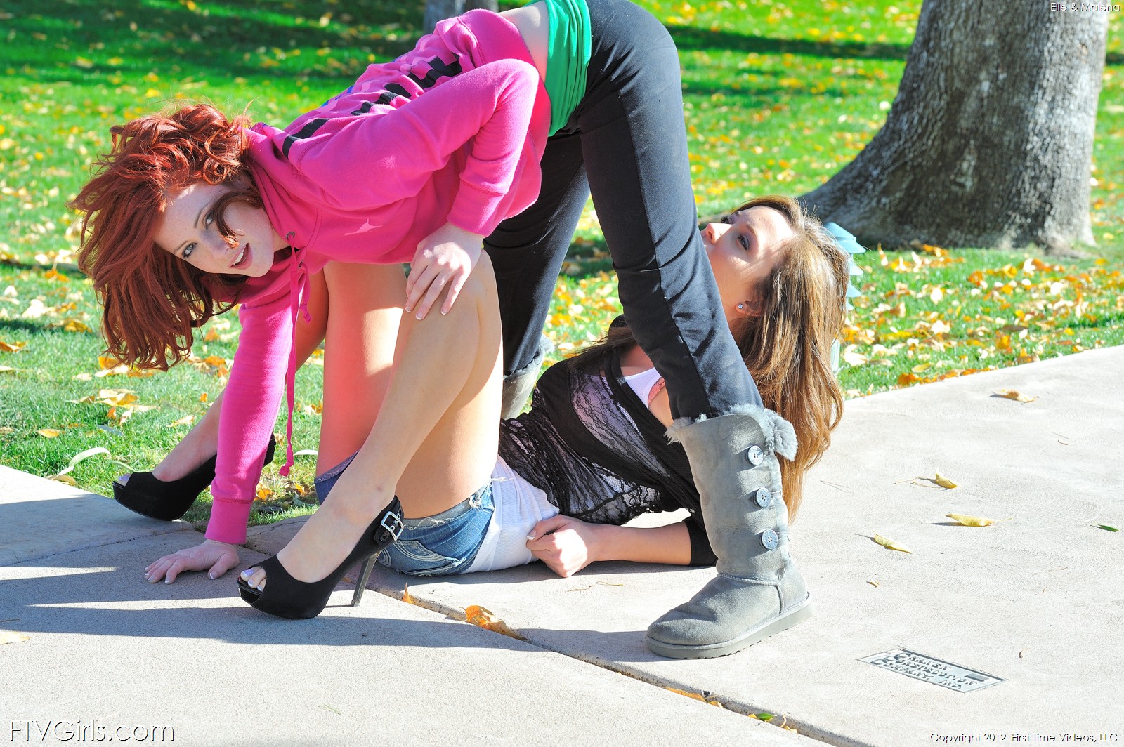 Malena Morgan and Elle Alexandra FTVgirls in Opposites Attract - Pic #1