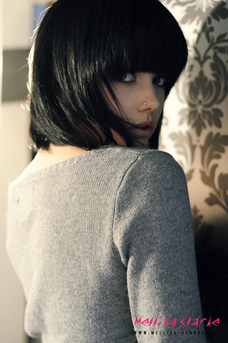 Glamorous Teen Mellisa clarke in Black Lace Pants - Pic #7