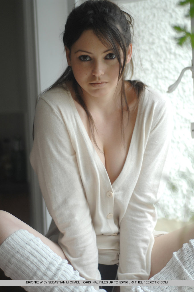 Brionie W in White for The Life Erotica - Pic #18