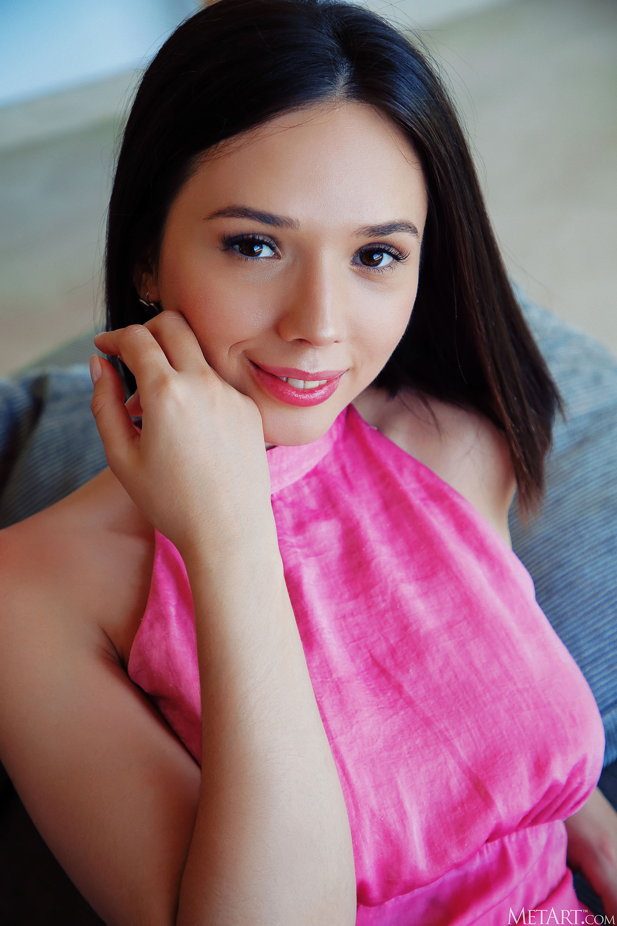 'Cute Brunette Newcomer' with Eve Sweet via Met-Art - Pic #8