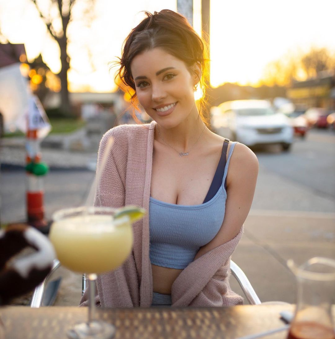 'Brunette Vixen In Tight Outfits' with Erin Olash via Mr Skin - Pic #16