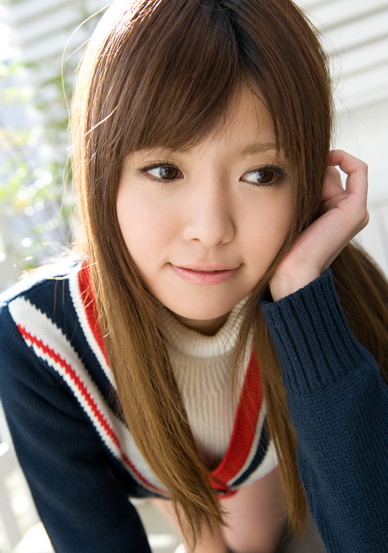 Sexy and cute Japanese av idol Miho Inamura undresses her sexy school uniform for SexAsian18 - Pic #17