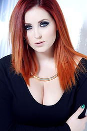 Lucy V in Black Stockings