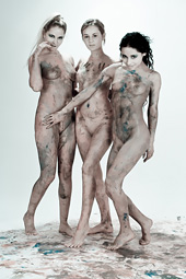 Rima with Alla and Riyeesa - My Three Graces