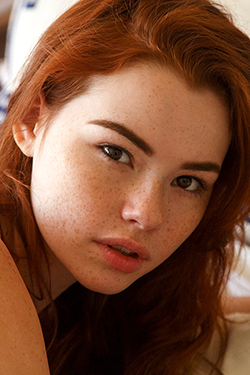 Stunning Freckled Redhead